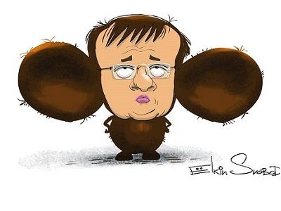 Мединский и мультфильмы. Карикатура С.Елкина, источник - www.facebook.com/sergey.elkin1